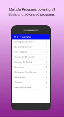 C++ Examples android App screenshot 1